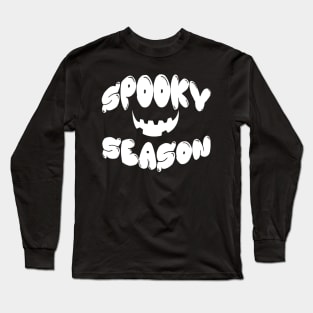 Spooky Season Pumpkin Face Long Sleeve T-Shirt